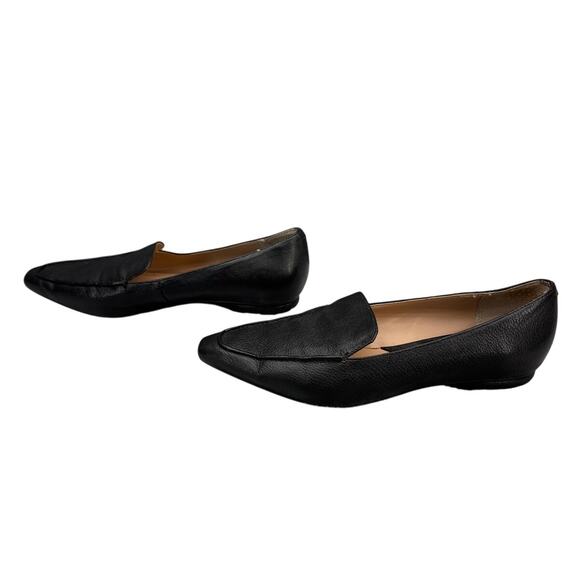 Franco Sarto Belamour Black Leather Point Toe Slip On Casual Loafer Women 6 - Picture 3 of 7